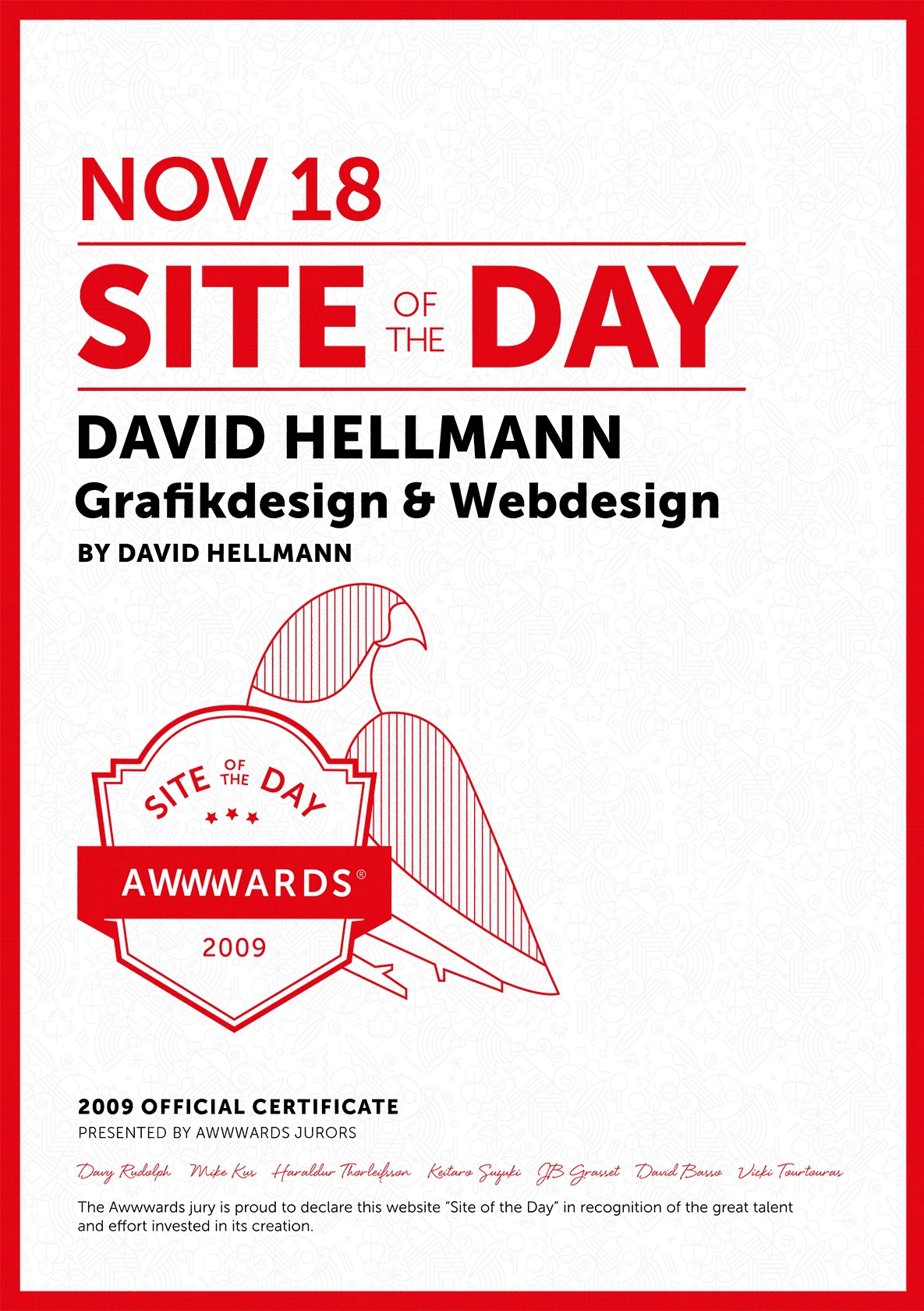 Awwwards site of the day 2009 11 18