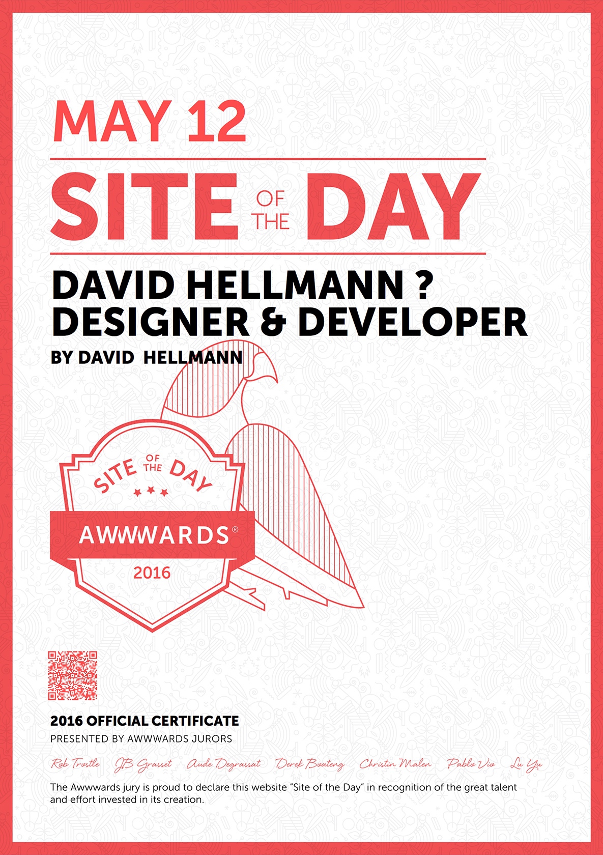 Awwwards site of the day 2016 05 12