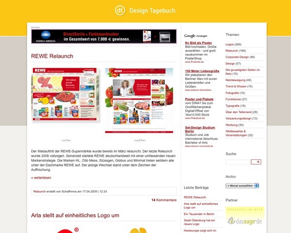 Designtagebuch
