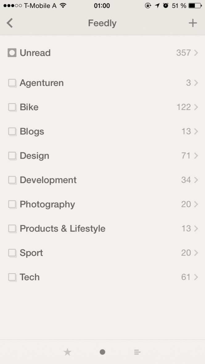 Reeder iphone