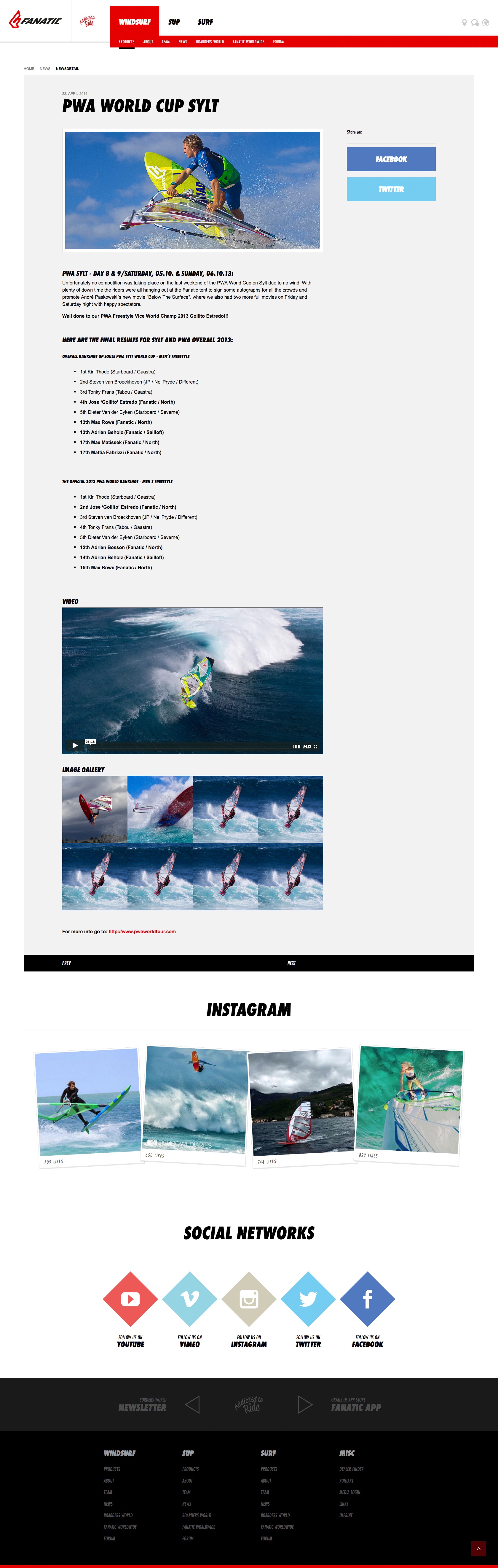 Fanatic website image 03