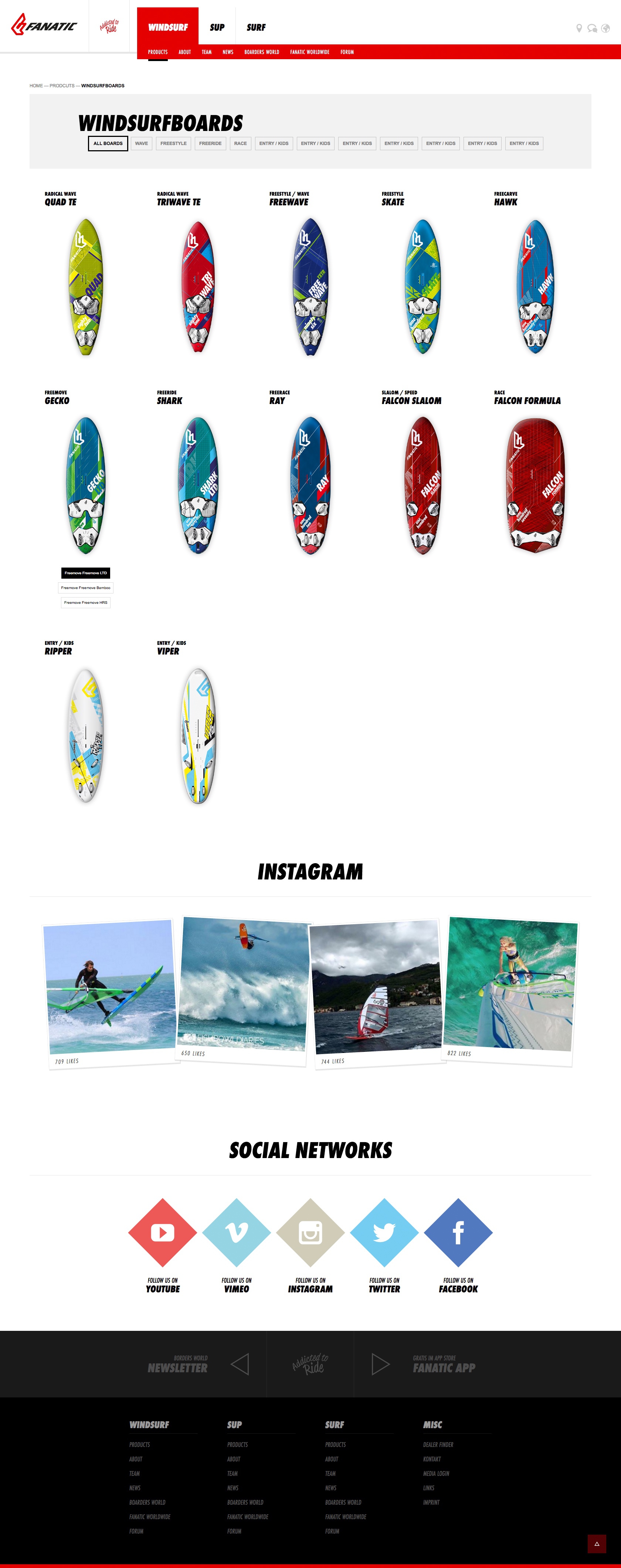 Fanatic website image 04