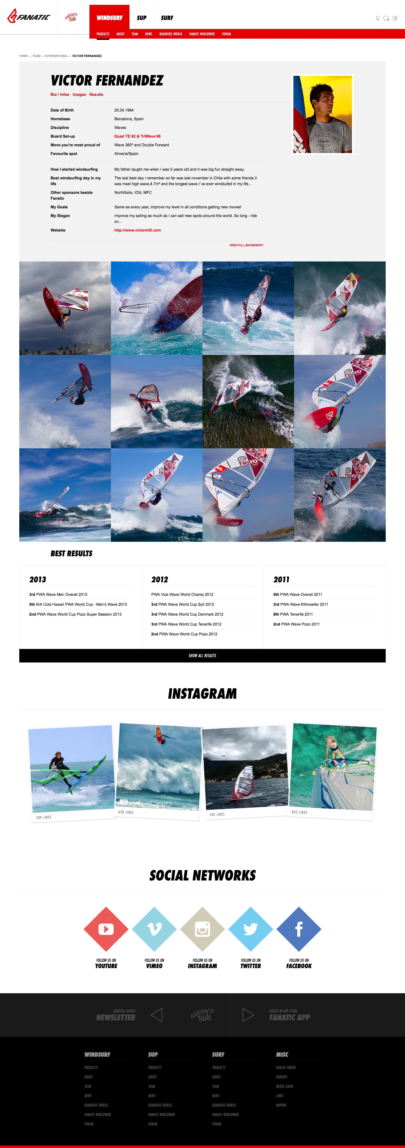 Fanatic website image 07