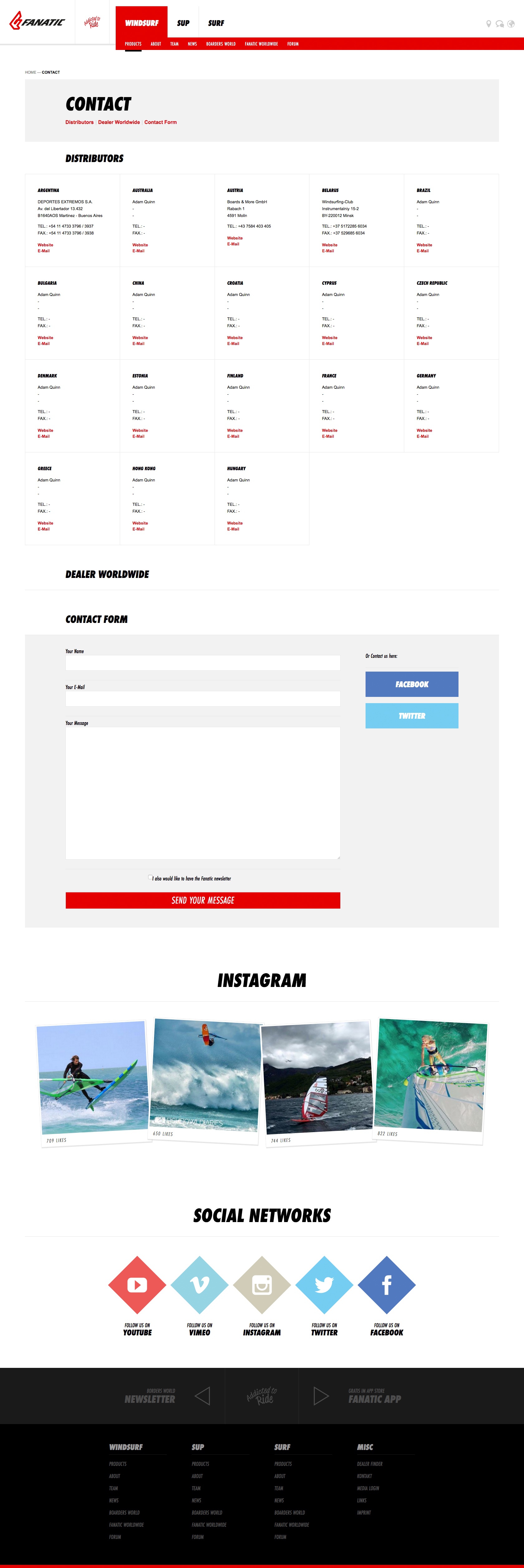 Fanatic website image 08