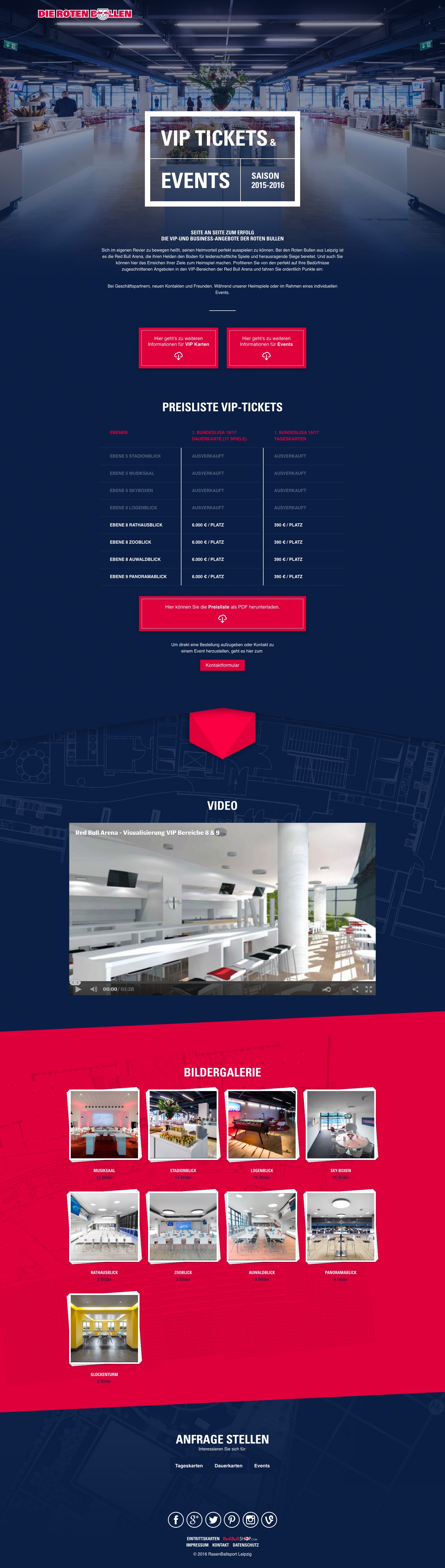 Hospitality die roten bullen website image 01